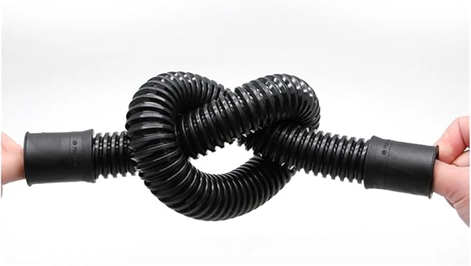 Compatible for Flowcolour EVA 20mm25mm-32mm-40mm-50mm Flexible Ribbed Hosing Corrugated Hose Fish Tank Pipe Adaptor Pipe Fittings(40mm X 0.5M)
