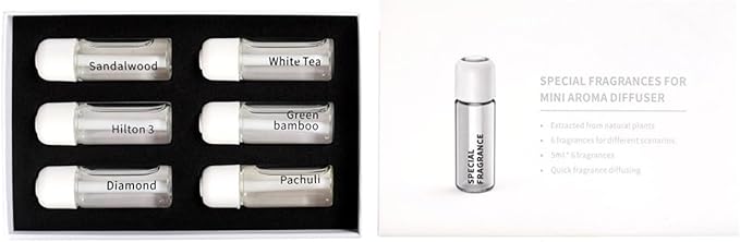 Bestselling Car Aromatherapy Essential Oil Air Freshener - 6 x 4ml Strong Aroma Perfume for Vehicles