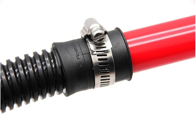 25/32/40mm Aquarium Corrugated Pipe Fish Tank Inlet Outlet Joint Durable Water Pipe Aquarium Supplies Fittings 0.3/0.5/1/1.5m(32mm x 1m)