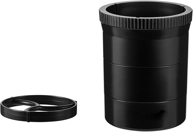 Mocha Coffee Powder Distributor Multipurpose Coffee Pot Accessories Easy to Clean and Perfect to Improve Your Brewing Experience (Black)