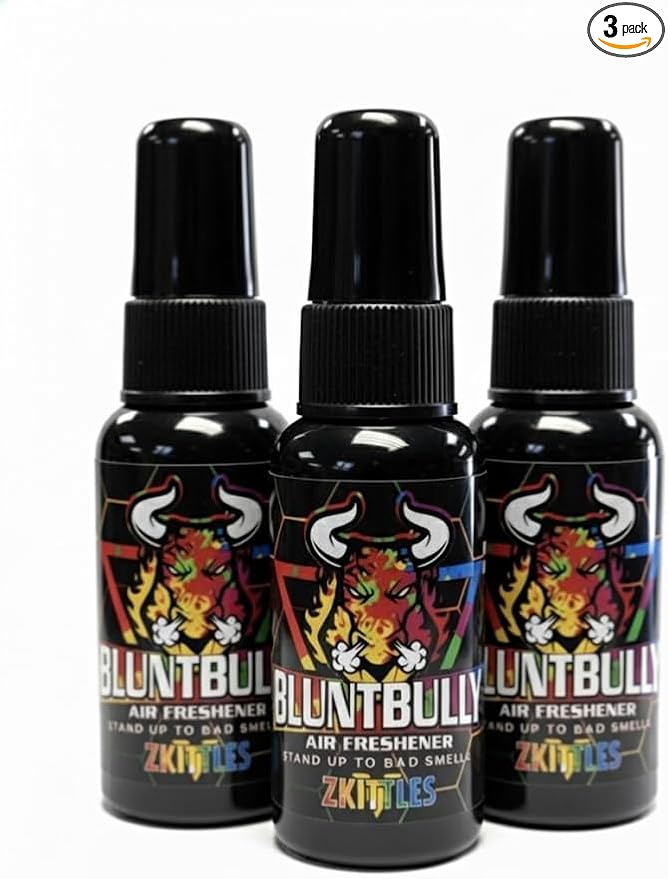 Air Freshener (Zkittles) (3 Pack) Premium Oil Based Air Freshener Spray. Long-Lasting Room Bathroom Office &amp Car Scent | Eliminates Odors from Smoke Pets &amp More