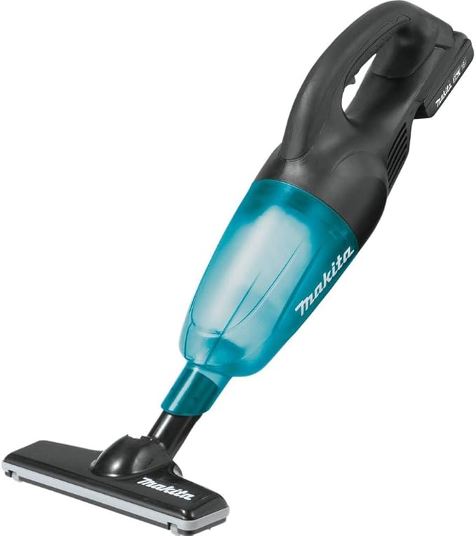 Makita XLC02R1B 18V LXT Lithium-Ion Compact Cordless Vacuum Kit (2.0Ah) Black/Greenish Blue