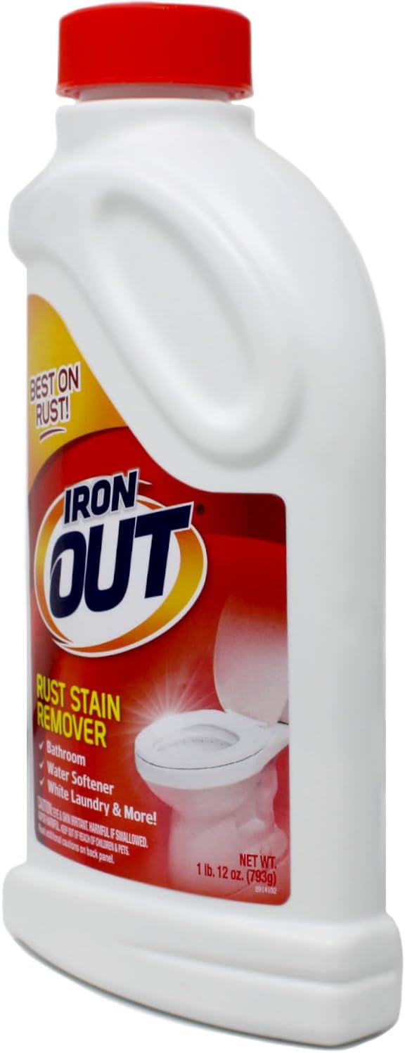 Iron OUT IO30N Rust Stain Remover Powder 1 lb 12 oz Bottle 2 Count