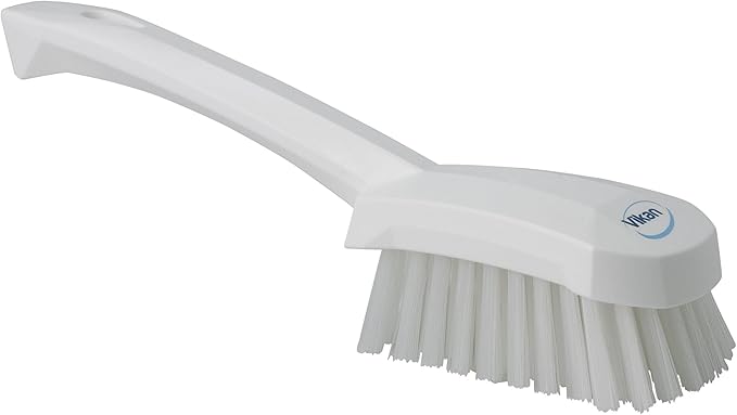Vikan 41925 BrushWashingStiff10PP/PBTWhite