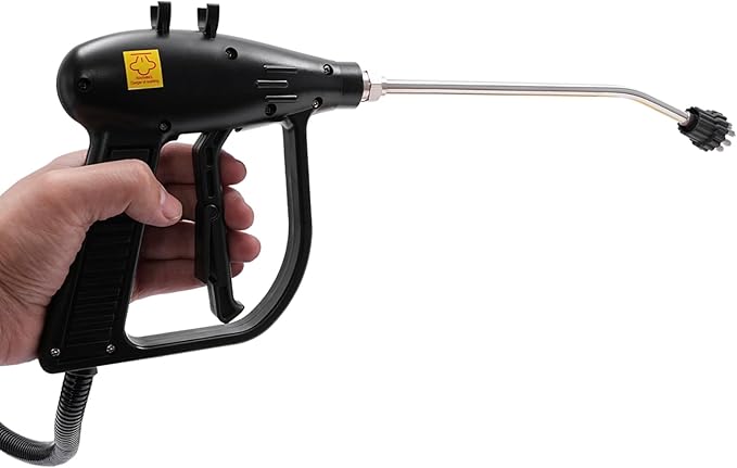 2500W Steam Cleaning Machine 4 Bar High-Pressure Steam Cleaner 1.5L Tank Multipurpose Steamer for Floor Carpet Kitchen Bathroom 9 Accessories Continuous Fill Chemical-Free Scrub
