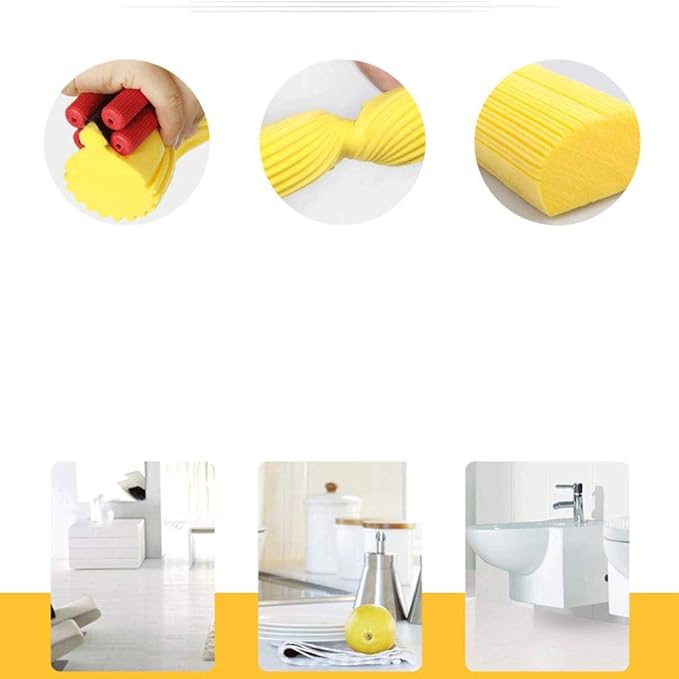Mop - Microfiber Mop System Reusable Adjustable Lightweight Makes Cleaning Your Floors a Snap