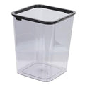 Square Trash Can Small Wastebasket for Bedroom and Bathroom Lightweight Plastic Garbage Container Modern Design for Home and Office