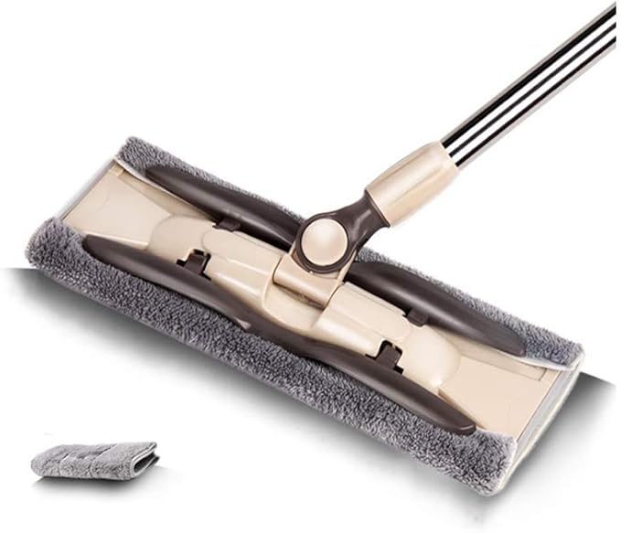 MopMicrofiber Hardwood Floor Mop - Washable &amp Reusable Flat Mops Cloths/Pads for Wet or Dry Floor Cleaning(C Style Piece of Cloth)