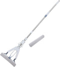 28cm Folding Sponge Mop for Wet and Dry Cleaning Easy Squeeze Household Mop for Tile and Laminate Floors Absorbent Foam Head