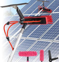Glass Cleaning Brush Home Water Fed Telescopic Pole Kit Solar Panel Brush Rotating for Photovoltaic PanelSolar Panel Cleaning Brush Kit Adjustable Water Fed Pole &amp Window Cleaner Tool 10M