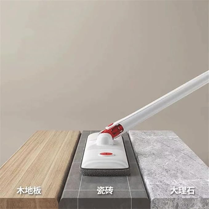 Self-Twisting Horizontal Board No-Hand Wash Mop Household Dust Clean Dry and Wet Wood Floor Absorbent