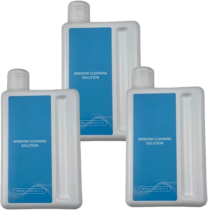 Window Cleaning Solution 1000ml Compatible with Dreame Cleaning Liquid Window Cleaner(3 packs)