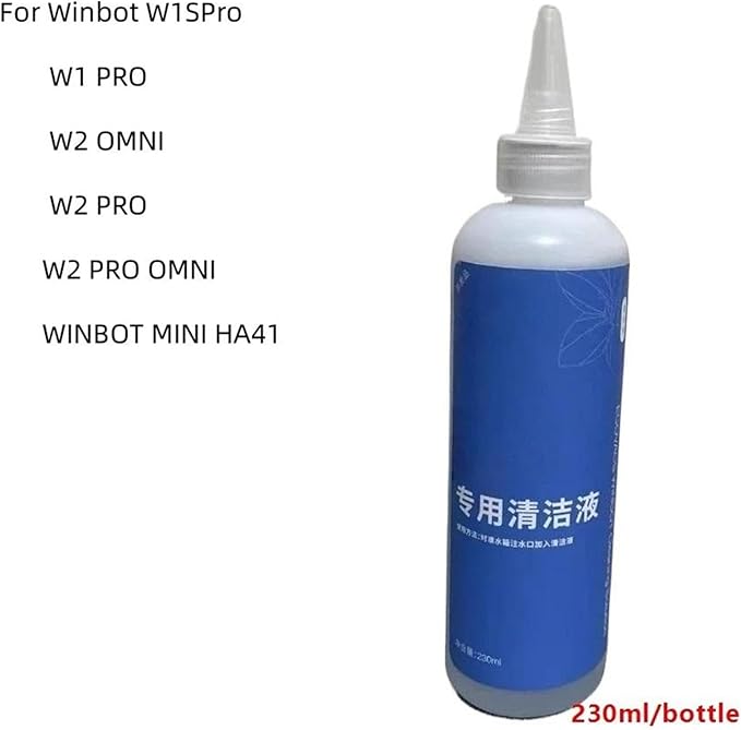 Window Cleaning Solution Compatible With ECOVACS WINBOT W1/W1S PRO/ W1 PRO/ W2 OMNI/W2 PRO/W2 PRO OMNI/WINBOT MINI HA11(1230ml)