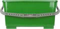 Pulex 6 Gallon Durable Lightweight Mop Bucket with Squeegee Carrying Clips and Ergonomic Handle for Floor and Window Cleaning - Green