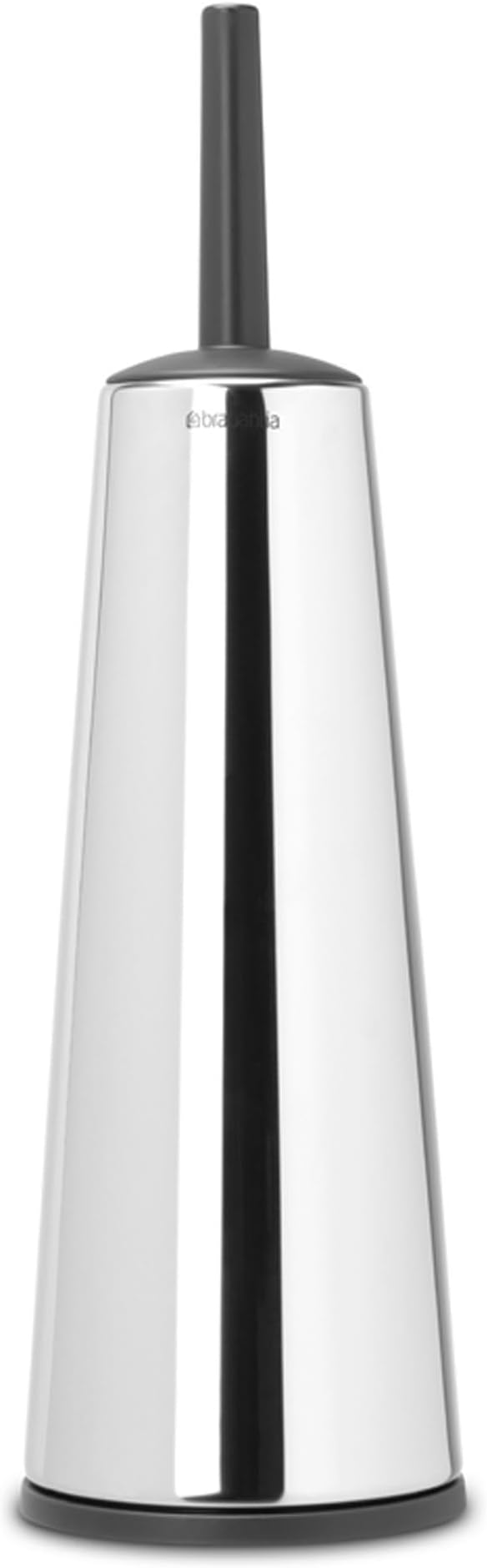 Brabantia 414640 Toilet Brush and Holder - Brilliant Steel Steel/Black