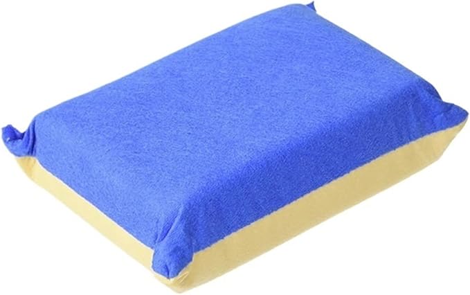 Multi-Functional Car Wipe Sponge Block Non-Woven Double-Sided Velvet Sponge Block Glass Clean ﻿