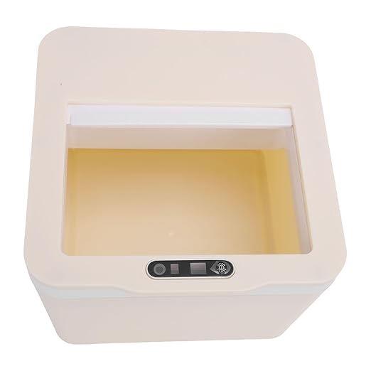 Zerodis Sensor Desktop Trash Can Wastebaskets Mini Countertop Garbage Can with Lid Small Storage Bin for Home Kitchen Dressing Office Kids Bedroom Sensor Desktop Trash 4l Capacity