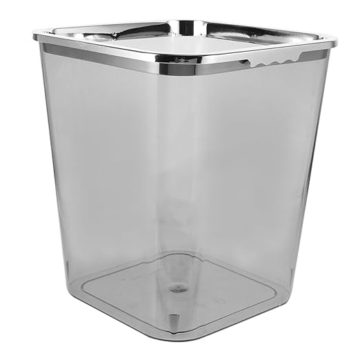 Transparent Large Garbage Can with Thickened PP Material Portable Kitchen Wastebasket and Bathroom Trash Bin for Home Office Bedroom Hotel Use