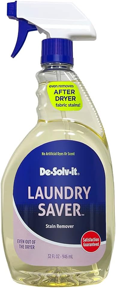 Orange-Sol De-Solv-It Laundry Saver Odor &amp Stain Remover for Laundry Safe on Hair &amp Skin 32-Ounce
