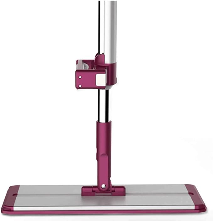 MopProfessional Microfiber Mop 360 Rotating Hardwood Floor Mop with Stainless Steel Handle and Washable Reusable Flat Mop(40cm)