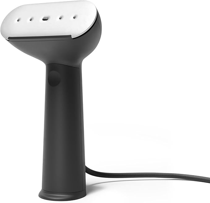Steamery Handheld Clothes Steamer Cirrus 3 1200W US Plug Heated Ironing Plate Fast Heat Up Garment Wrinkle Remover Black