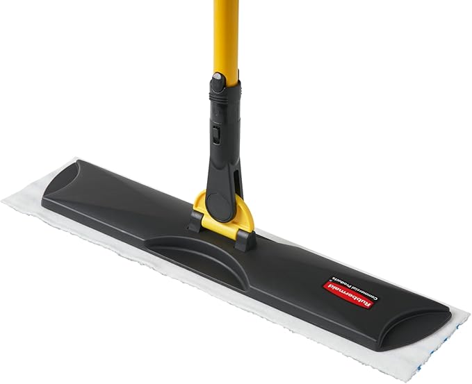 Rubbermaid HYGEN Disposable Microfiber Pad 18 Quick Connect Mop System 50 Count (Pack of 3) with Scrubbing Stripes for Multi-Surface Dry &amp Wet Cleaning