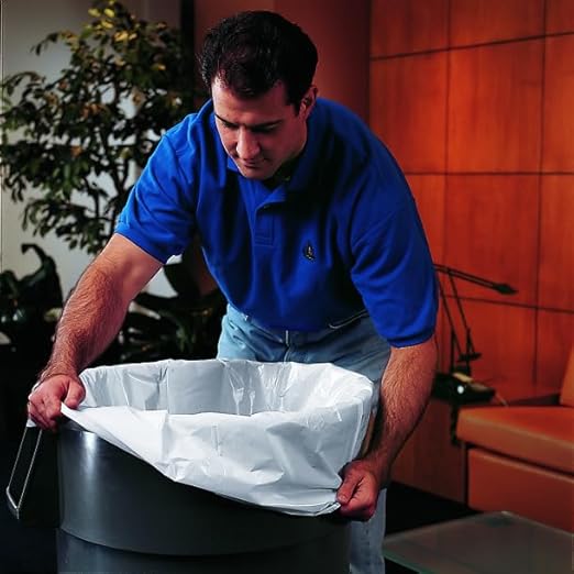 HBC Value Perfomance Can Liners 24x32 Clear 0.5Mil 20/25 LLDPE Liners