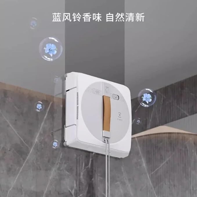 Original Window Cleaning Solution |Compatible with Ecovacs WINBOT W1PRO/W2 PRO/W960/W920/W880 1L Blue Chimes Scent Streak-Free Glass Cleaner with Eco-Friendly Formula
