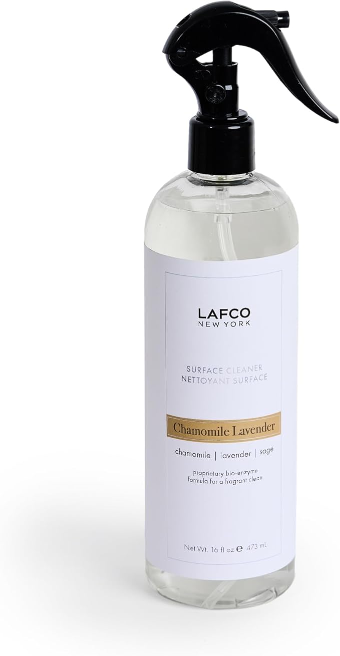 LAFCO New York Surface Cleaner Chamomile Lavender - 16 fl oz - Bio-Enzyme Natural Formula for a Fragrant Clean - Safe for Non-Porous Sealed Surfaces - Synthetic &amp Cruelty Free