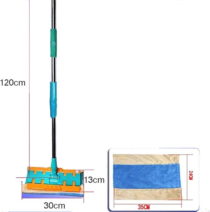 Mop - Microfiber Floor Mop for Hardwood Cleaning Rotating Dust Wet Mop with Aluminum Extended