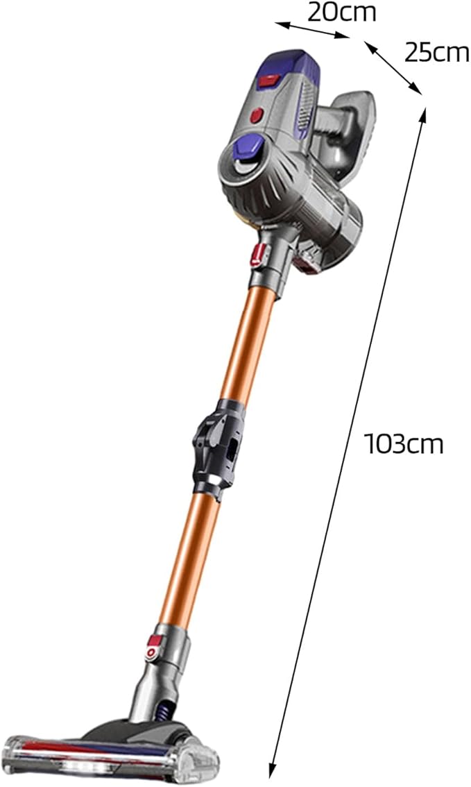 Vacuum Cleaners for Home Cordless Vacuum Cleaner 10Kpa Super Suction 150W High-Speed Motor Cordless Stick Vacuum Detachable Battery Up to 40min Runtime Vacuum Cleaner US Plug