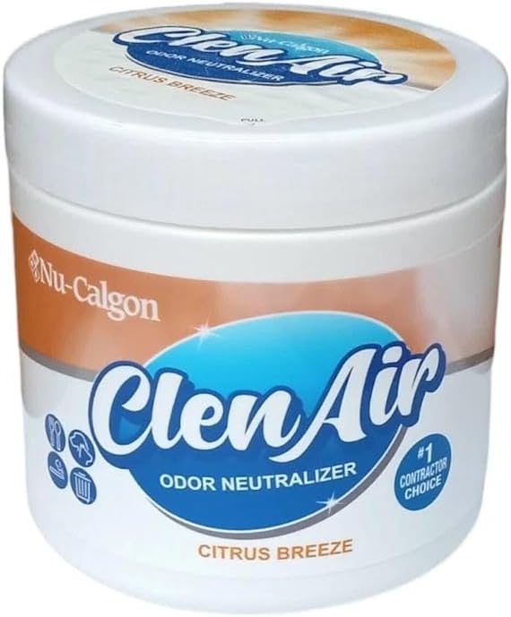 6102-10 for Nu-Calgon ClenAir Citrus Breeze Odor Neutralizer 1 Pound Tub Made in