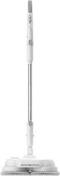 Wireless Hard Floor Mop Electric Mop with Rotating Pad 360 Degree Rotation Can Effectively Clean The Hardwood of Household Kitchen White