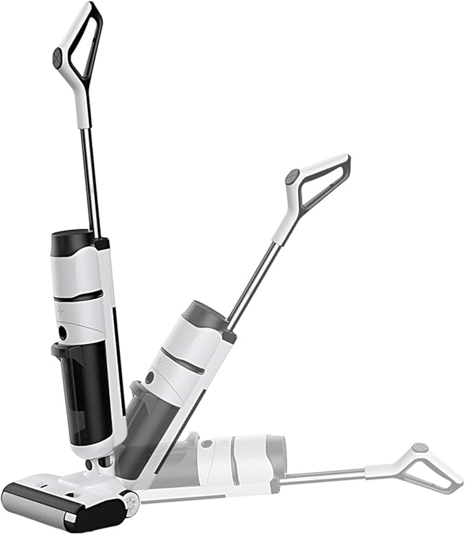Vacuum Mop All in One Vacuum and Mop Combo Cordless Wet Dry Vacuum Cleaner and Mop One-Click Self-Cleaning for Hard Floors Smart Display Power-Lifting Suction Dry+Tilt180°