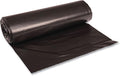 Recycled Low-Density Polyethylene Can Liners 60 gal 1.2 mil 38 x 58 Black Perforated 10 Bags/Roll 10 Rolls/Carton