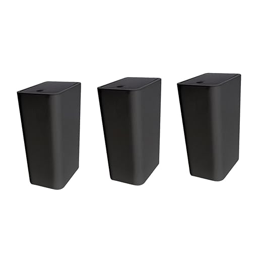 Yajuyi 3X Bathroom Small Trash Can with Lid Wastebasket Waste Basket Garbage Bin for Craft Room