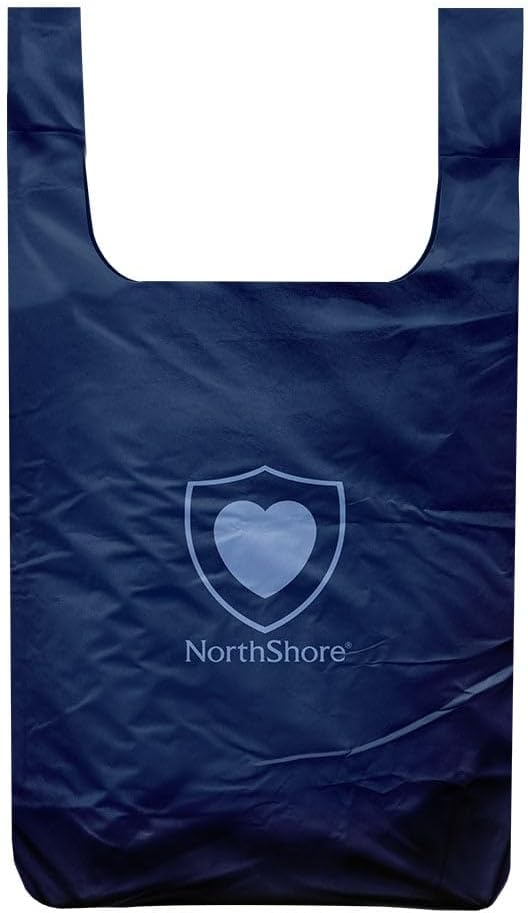 NorthShore DiscreetShield Disposal Bags for Adult Diapers 1000-Count Opaque Navy Scented Easy-Tie Handles