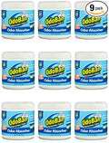 OdoBan Solid Odor Absorber Eliminator for Home and Small Spaces Fresh Linen Scent 14 Ounces Each 9-Pack