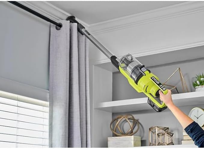 Ryobi RSV18-0 Battery Vacuum Cleaner 18V ONE+ 820l/min 600ml 24cm Kit 2.0 Ah
