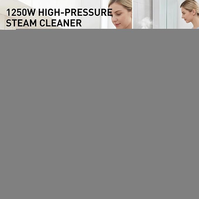 Portable Steam Cleaner - High Pressure Steam Flow Multi Purpose Reach Fast Grease Lift Upholstery Grout Utility Car Interior Aid Window Grout Cleaning Aid 11.65 * 5.91 * 10.08inch