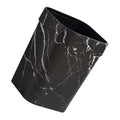 IMIKEYA Marble Small Square Trash Can Lidless Wastebasket with Non Slip Thick Base Compact Bathroom Garbage Container for Home Hotel Ktv Versatile Industrial Style