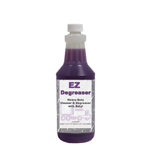 EZ Degreaser | Concentrated Heavy-Duty Alkaline Butyl-Based Degreaser - 1 Quart
