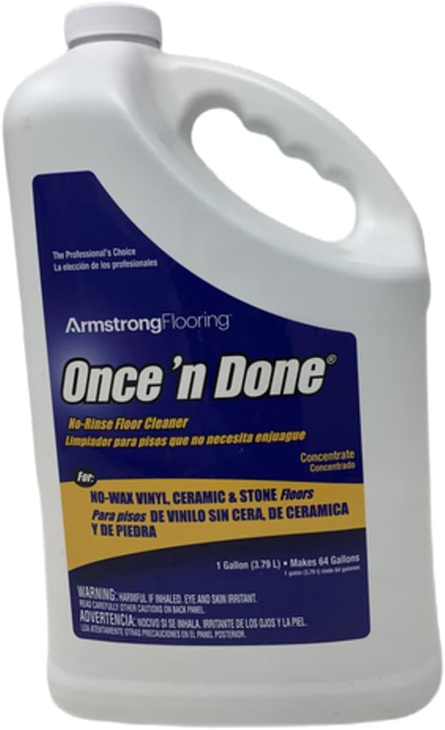 Armstrong 330408 Once 'N Done Concentrated Floor Cleaner 1-Gallon