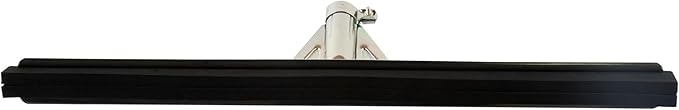 Restaurantware-SQUEEGEE ONLY: Clean Tek Professional 21.75 Inch Floor Squeegee 1 Broom With Double Rubber Blade - Handle Sold Separately Heavy-Duty Steel Wiper For Concrete Floor