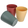3pcs Small Lidless Trash Bin Household Wastebasket for Office Bedroom and Home Use Open Top Design for Easy Disposal and Space Saving