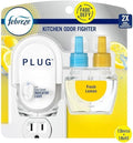Febreze Fade Defy PLUG Air Freshener &amp Odor Fighter Starter Kit Oil Refill - (1) 0.87 fl. oz. Oil Refill (Fresh Lemon)