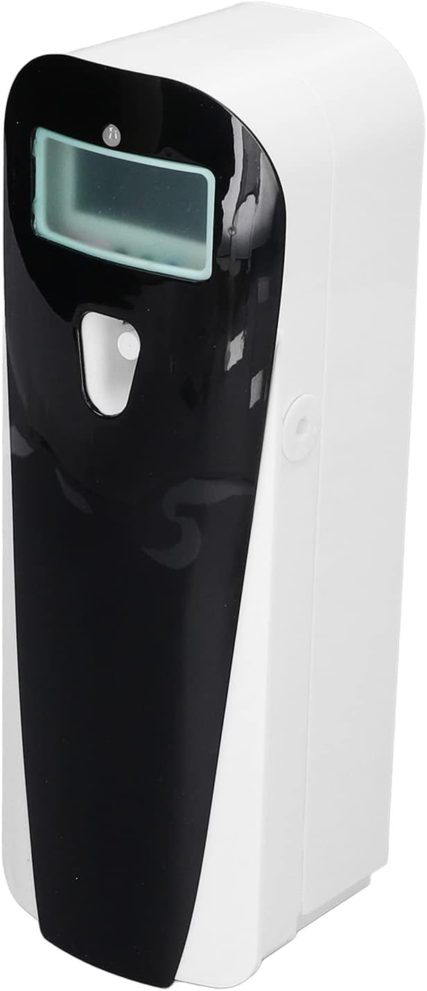 Wall Mounted Automatic Scent Dispenser Fragrance Enhancer Air Freshener Machine with LCD Display Programmable Timer for Home and Office Black