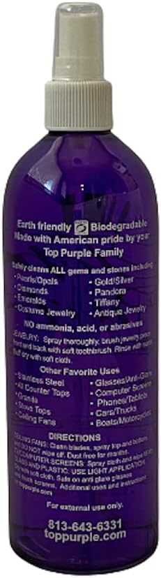 Jewelry and More Cleaner 16 Ounce Spray Bottle