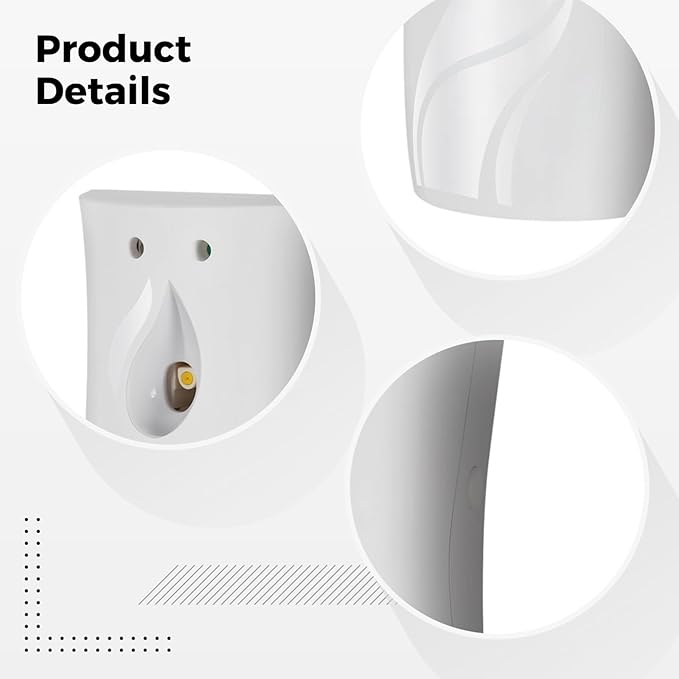2 Pcs Automatic Air Freshener Dispenser 300 Ml Home Air Fresheners Battery Powered Narrow Design