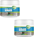 Marble Stone Platform Cleaning PowderPowder To Remove Organic Stains Such As Oil Grease Butter And Other Non-acid Stains From Most Marble Granite。 (Color : 2Count (Pack of 2))